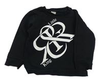 Černá mikina s logem RIVER ISLAND