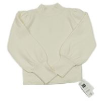 Nové - smetanový žebrovaný úpletový rolák St. Bernard