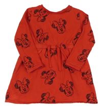 Červené teplákové šaty s Minnie George