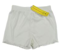 Nové - bílé žebrované kraťasy SHEIN