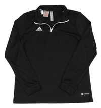 Černá funkční sportovní mikina Adidas