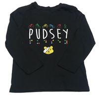 Černé triko s Pudseym George