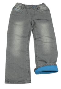 Šedé zateplené rifle Lupilu