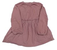 Starorůžová tepláková šatová tunika George