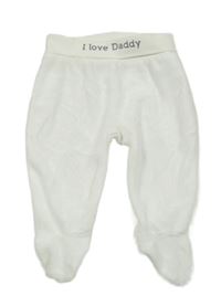 Bílé žebrované sametové polodupky C&A