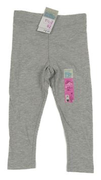 Nové - Šedé melírované legíny Primark