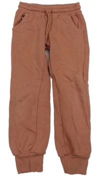 Starorůžové tepláky Hema