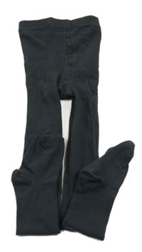 Antracitové punčocháče H&M