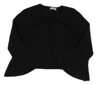 Černé svetrové bolerko s kamínky Mayoral