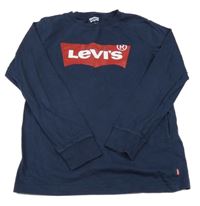 Tmavomodré triko s logem Levi´s