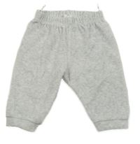 Světlešedé melírované sametové tepláky C&A