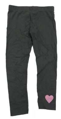 Antracitové legíny se srdcem Primark