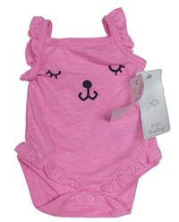 Neonově růžové body s čumákem F&F