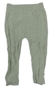 Světlezelené vzorované legíny Tu