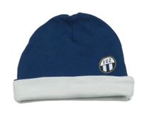 Petrolejovo-bílá čepice