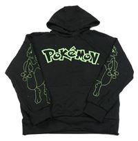 Černá mikina s Pokémonem a kapucí sinsay