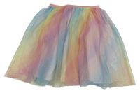 Barevná pruhovaná tylová sukně H&M