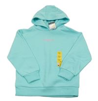 Nové - světlemodrá mikina s nápisem a kapucí Primark