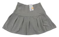 Nové - černo-béžová vzorovaná úpletová sukně H&M