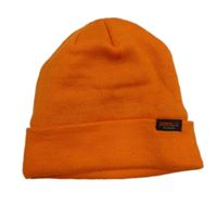 Oranžová čepice s nášivkou C&A