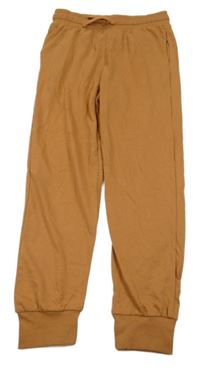 Okrové lehké tepláky H&M