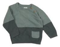 Antracitovo-šedozelený svetr C&A