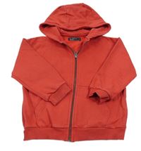 Červená propínací mikina s kapucí Next