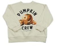 Smetanová mikina s dýněmi F&F