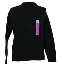 Nové - Dámský černý žebrovaný svetr Primark 