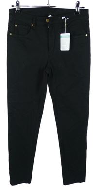 Nové - Dámské černé skinny rifle 
