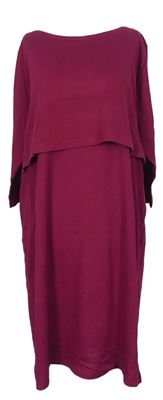 Dámské tmavorůžové svetrové šaty Esmara 