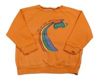 ORanžová mikina se želvou Next