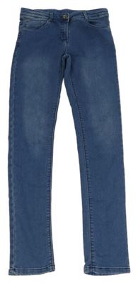 Modré teplákové slim rifle YIGGA