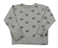 Šedá mikina s hvězdami Next