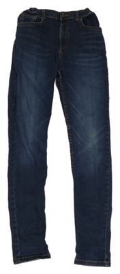 Tmavomodré skinny rifle River Island