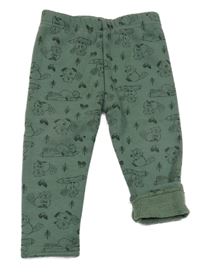 Khaki silnější tepláky s bobry Ergee