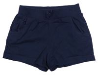 Tmavomodré bavlněné kraťasy George