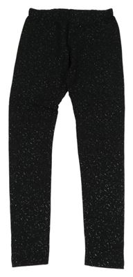 Černé třpytivé silnější legíny Destination