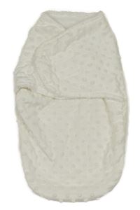 Bílá minky zavinovačka