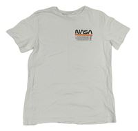 Bílé tričko Nasa H&M