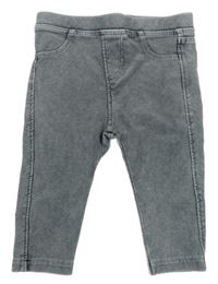 Šedé tregíny riflového vzhledu Zara