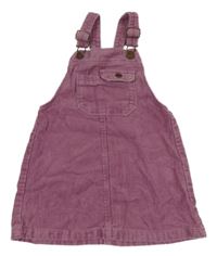 Růžová manšestrová laclová sukně Zara