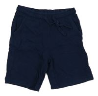 Tmavomodré bavlněné kraťasy LC Waikiki