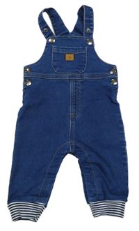 Tmavomodré laclové rifle Topomini