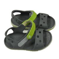 Šedo-limetkové sandály Crocs vel. 25