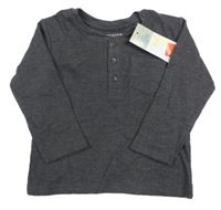 Nové - Šedé vzorované triko s kapsou Primark