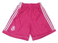 Růžové fotbalové kraťasy Real Madrid Adidas