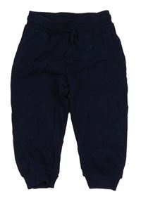 Tmavomodré tepláky H&M