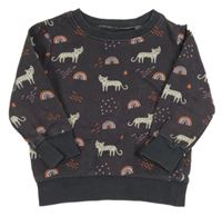 Tmavošedá mikina s duhami a šelmami Bluezoo