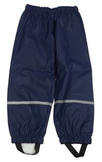 Tmavomodré nepromokavé podšité kalhoty Kiki&Koko